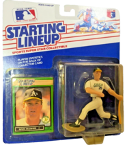 1989 Starting Lineup Mark McGwire MLB Oakland Athletics A&#39;s Card Figurin... - $318.54 MXN