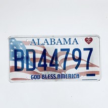 United States Alabama God Bless America Passenger License Plate BD44797 - £11.82 GBP