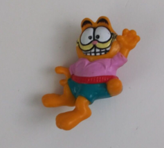 Vintage 1988 Garfield #4 Garfield For Motorcycle McDonald&#39;s Toy Garfield Only - £3.04 GBP