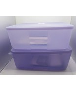 Tupperware FreezeSmart 2 LILAC Containers 2.9L With Dial - $39.60