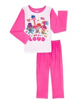 Trolls Poppy, Barb and Branch Sing It Loud Pink Flannel Pajama Set - $11.24
