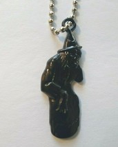Halloween Plastic Witch Keychain Charm Gothic Spooky Gift Black Creepy Vintage - £5.98 GBP