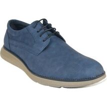 Men's Adolfo Shoes Soft Comfortable Dress Casual Light Weight Lace Up 3240 Navy image 2
