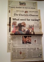 Feb. 20, 2001 Charlotte Observer Newspaper w/ 10 Page Dale Earnhardt Sec... - £11.79 GBP