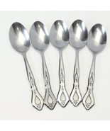 Stanley Roberts Autumn Ballad Oval Soup Spoons  6-7/8&quot; Stainless  Lot of 5 - $500.06 MXN