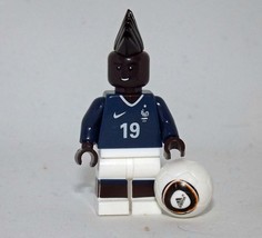 Pogba Soccer player Building Minifigure Bricks US - £5.42 GBP