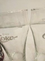 Coca Cola Glasses, Mac&#39;s Resturant Coca Cola Glass And A 1994 Cole Coffe... - $32.50