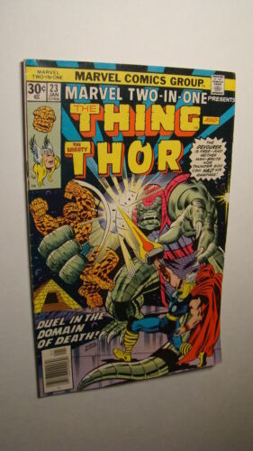 Primary image for MARVEL TWO-IN-ONE 23 *NICE COPY* THING THOR VS DEVOURER 1976