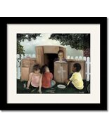 Let's Play Church * by Edwin Lester w/ Black hard wood frame - 31.625x27... - $242.55