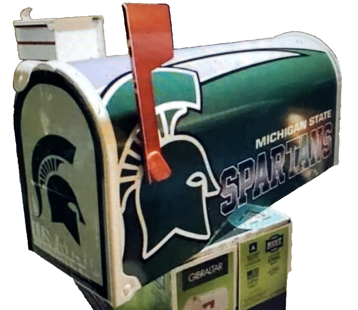 MICHIGAN STATE SPARTANS CUSTOM MAILBOX - $139.00