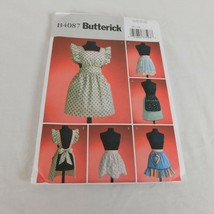 Butterick B4087 Sewing Pattern Retro Vintage Look Aprons Sz S M L XL Uncut 2003 - £7.72 GBP