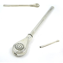 Yerba Mate Bombilla Removable Filter Straw Gourd Drinking Tea Argentina Made M41 - $15.46