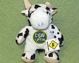 SOUVIES COW TIPPING BEANBAG CALF WITH HANG TAG PLUSH STUFFED ANIMAL 2012... - £7.08 GBP