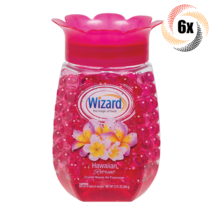 6x Jars Wizard Hawaiian Retreat Scent Air Freshener Crystal Beads | 12oz | - £22.20 GBP