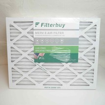 Filterbuy MERV 8 16x20x1 Pleated HVAC Furnace Air Filters Replacement (4... - £20.50 GBP