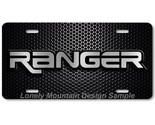 Ford Ranger Inspired Art Gray on Mesh FLAT Aluminum Novelty License Tag ... - $17.99