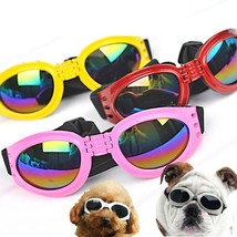 Dog Sunglasses Foldable Medium Size Waterproof Goggles UV Protection Glasses For - £9.13 GBP