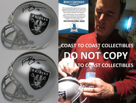 Rich Gannon autographed Oakland Raiders Mini football helmet COA Proof B... - £94.95 GBP