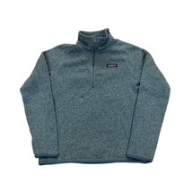 Patagonia Women&#39;s Better Sweater 1/4 Zip Berlin Blue Size Small Fall 2020 - £31.96 GBP