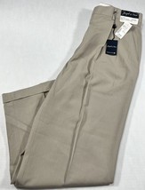 Joseph &amp; Feiss Pants Men&#39;s Size 36 X 30 Beige Tan Pleated Polyester Wool Blend - £19.55 GBP