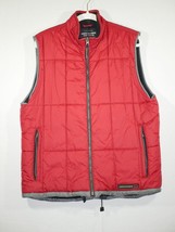 Abercrombie &amp; Fitch Red Zip Puffer Vest Jacket Size M RN 75654 - $29.99
