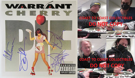 Warrant signed Sweet Cherry Pie album 12x12 photo COA exact proof autogr... - $395.99