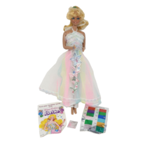 Vintage 1980 Mattel Happy Birthday Barbie Doll # 1922 W/ Ring + Stickers Tlc - £26.27 GBP