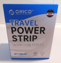 Orico Travel Power Strip with USB Ports  Brand New - $21.00