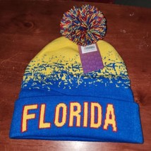 NEW with tag Unisex Florida Multi color Beanie hat with pom pom on top - £5.30 GBP