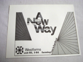 1976 Ad Westfarms Mall, West Hartford/Farmington, Ct. A New Way - £7.37 GBP