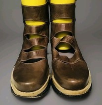 Anthropologie Antelope Cutout Zip Up Booties Size US 9.5 = EU 41 - $3,706.87 MXN