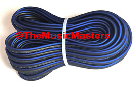 14 Gauge 60&#39; ft SPEAKER WIRE Blue Black Premium HQ Car Audio Home Stereo Cable - £17.41 GBP