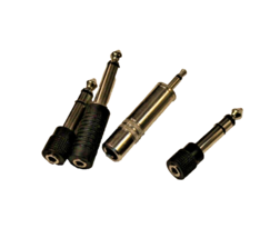 4PCS HEADPHONE ADAPTERS / PHONO PLUGS AND ADAPTERS A - £5.51 GBP