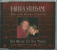 Barbra Streisand - The Music Of The Night (Duet With Michael Crawford) 1993 Cd - £10.09 GBP