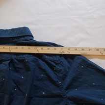 Abercrombie & Fitch Men's Muscle Button Down Collared Blue Shirt Long Sleeve XL image 10