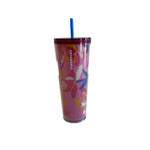 STARBCUKS Pink Peony Mermaid Image 24 oz Venti Tumbler Cup, Spring 2023,... - €25,49 EUR