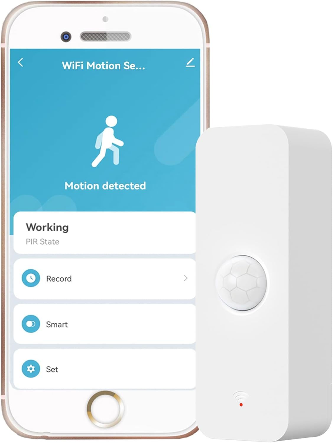 Wifi Pir Motion Sensor: Smart Indoor Motion Detector With App, 1-Pack - $40.99