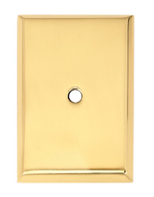 Alno A610-38 Traditional 2-1/4 Long Escutcheon Backplate for Cabinet Knob - $15.00