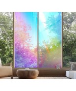 Privacy Window Film ~ Window Sticker ~ 17.7&quot; x 78.7&quot; ~ 3D IRIDESCENT RAI... - $31.75 CAD