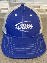 Bud Light Beer Snapback Trucker Mesh Hat Cap - NWOT - £10.65 GBP