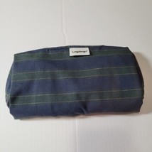 Longaberger Membership Stripe Edition 2 Cloth Basket Insert Blue Green  - $12.00