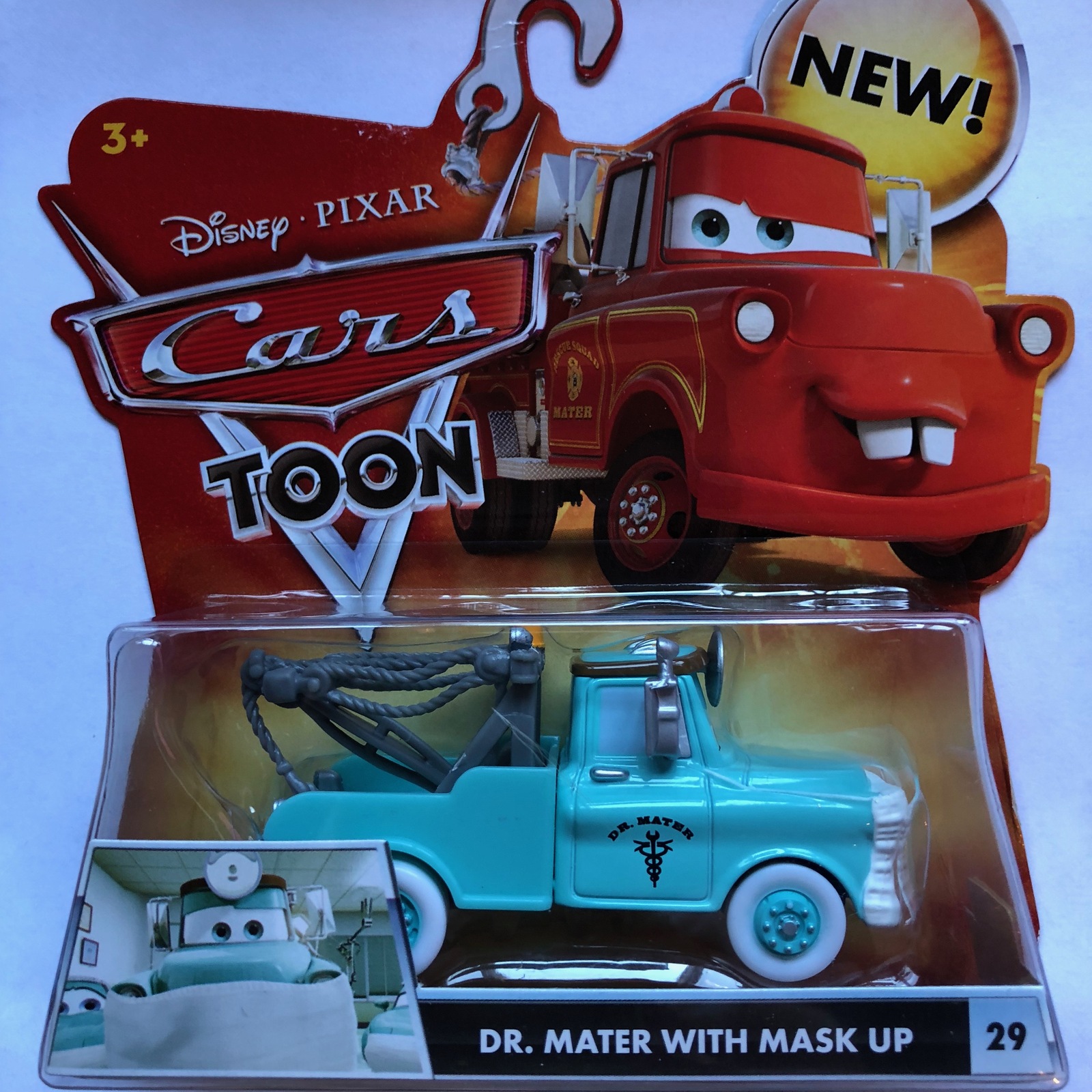 Primary image for Cars Toon Single Dr. Mater with Mask Up
