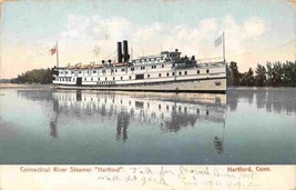 Steamer Hartford Connecticut River 1909 postcard - £5.06 GBP