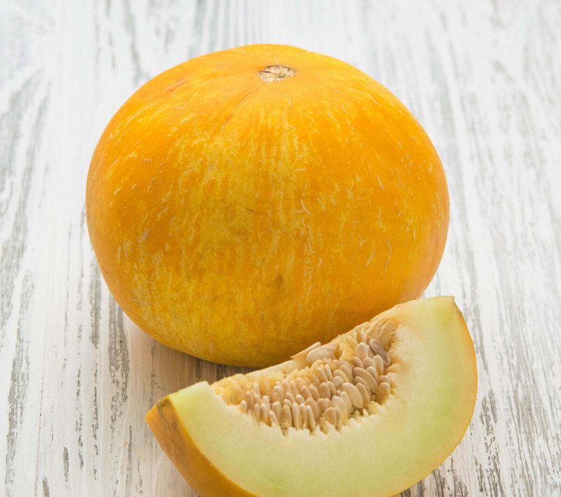 HT 40 Heirloom Colleive Farm Woman Melon Seeds Super Sweet Crisp Refresh... - $14.12
