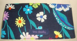Vera Bradley Floral Fabric Check book with ID Holder at the back - £7.89 GBP