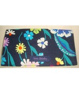 Vera Bradley Floral Fabric Check book with ID Holder at the back - £7.83 GBP