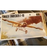 Revell #H-645-50 Fokker Eindecker E-III Model Kit Unbuilt  - $23.36