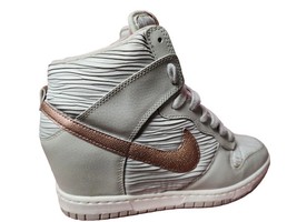 Authenticity Guarantee 
Nike Women US 9 Dunk Sky High Sneakers Tan Bronze Lea... - £94.62 GBP