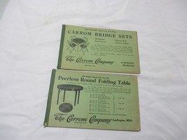 vintage/antique Carrom game table ten pin rules manual booklet early 1900s - £27.24 GBP