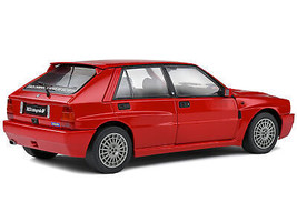 1991 Lancia Delta HF Integrale Rosso Corsa Red 1/18 Diecast Car Solido - £66.95 GBP